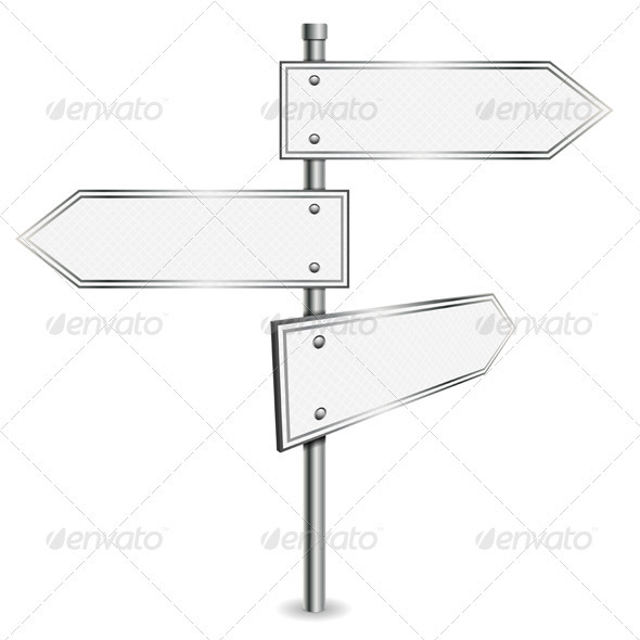 Pole with Road Signs by -TAlex- | GraphicRiver