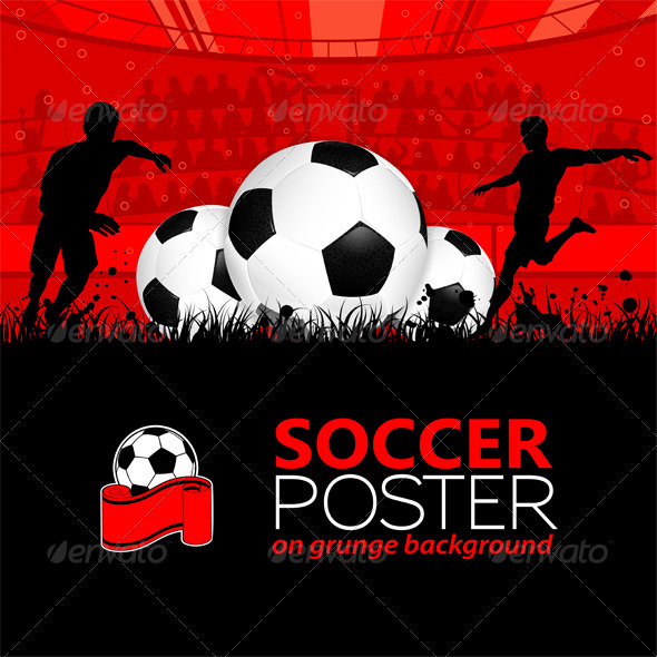 Soccer Poster - Sports/Activity Conceptual