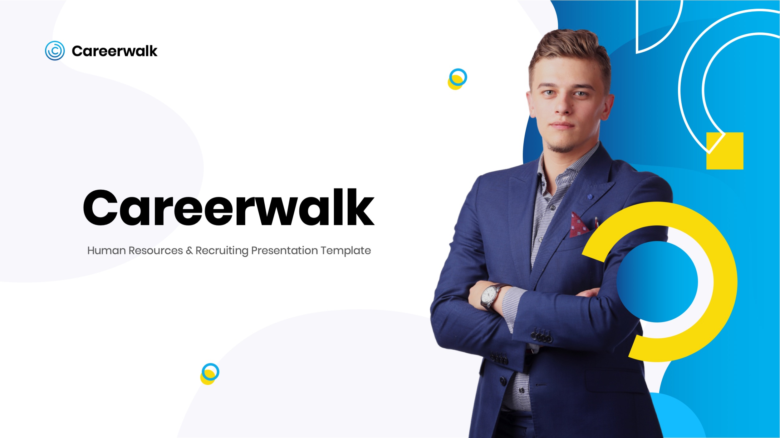 Human Resources & Recruiting Google Slides Template, Presentation Templates