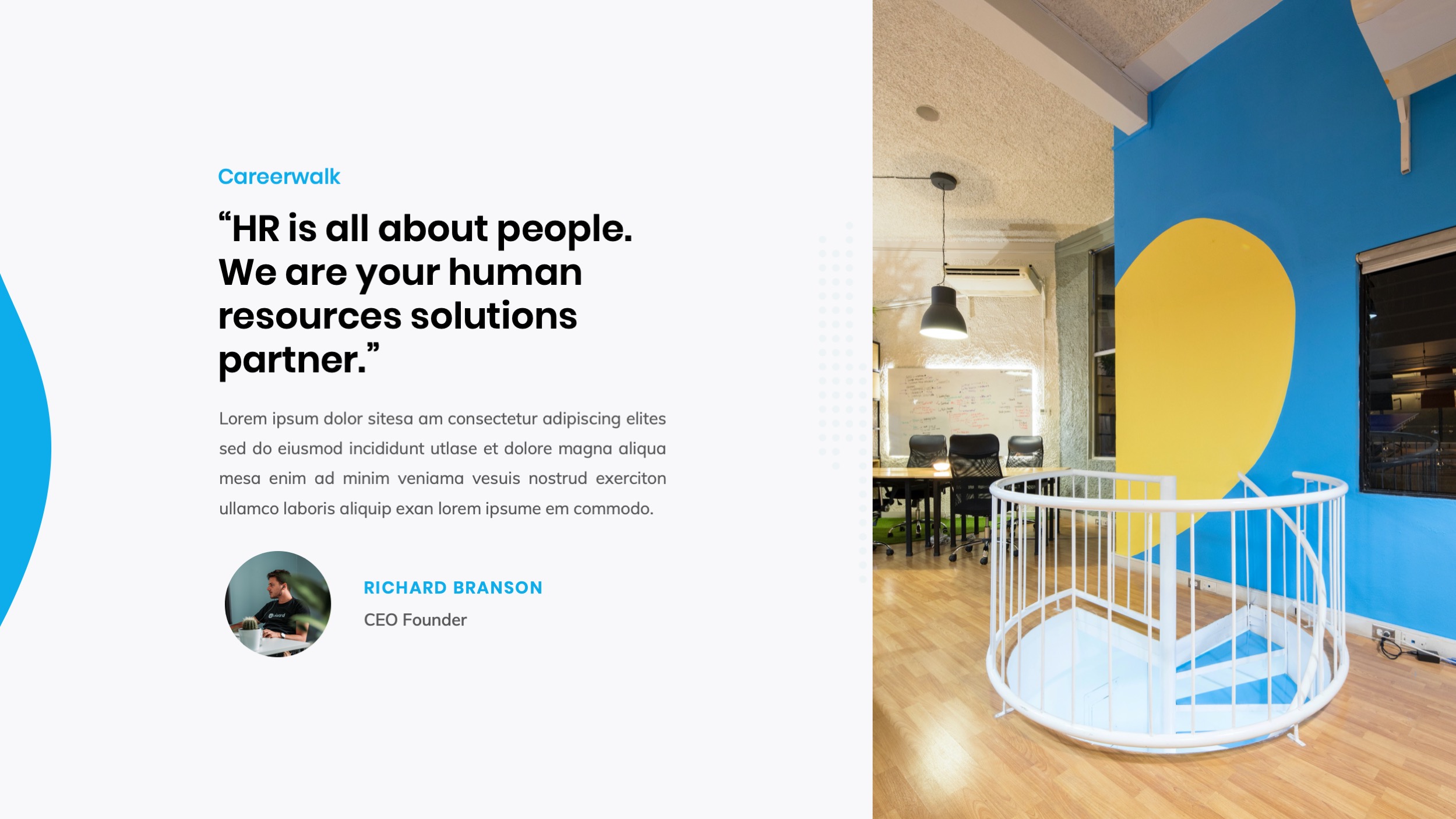 Human Resources & Recruiting Google Slides Template, Presentation Templates