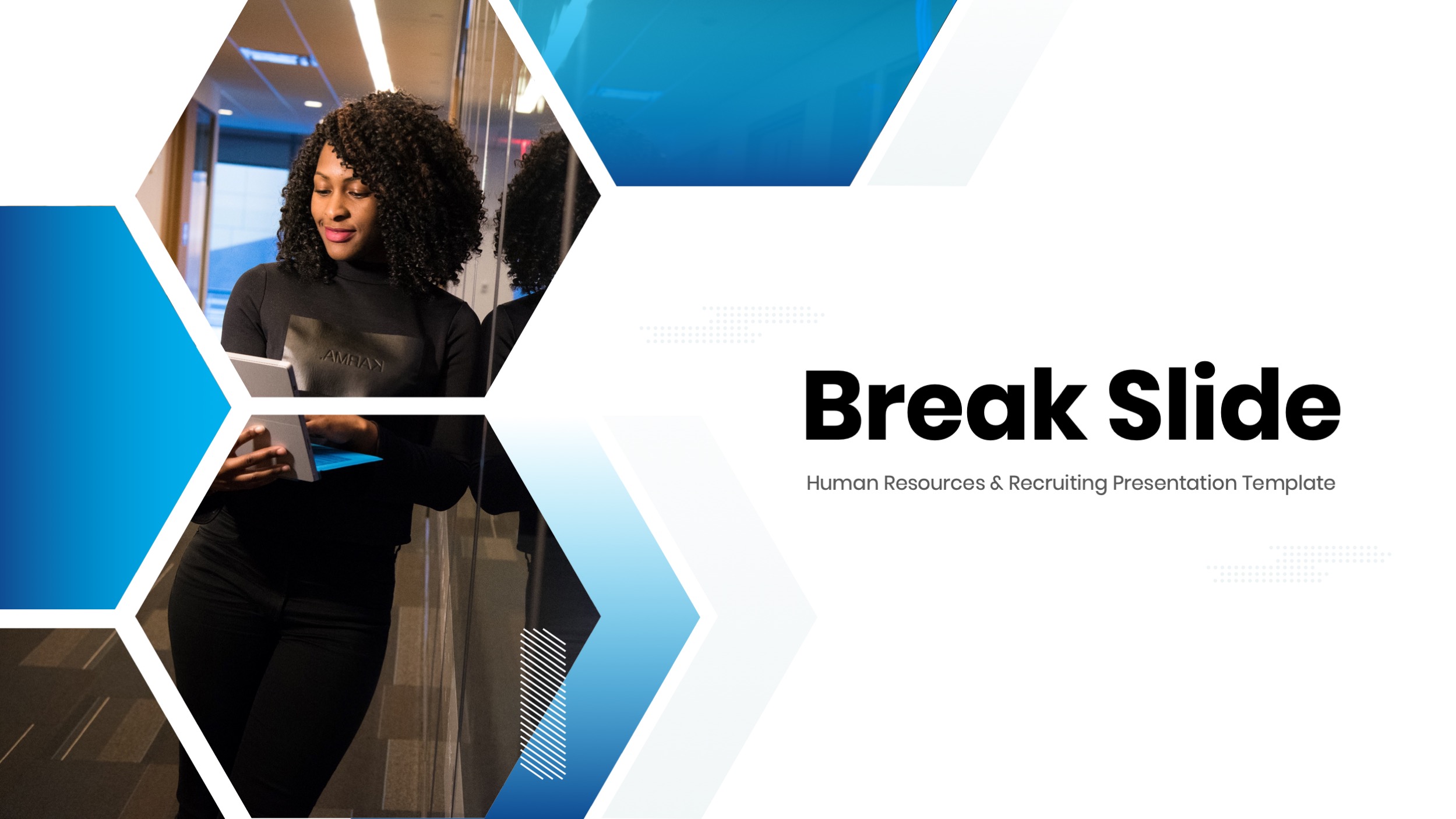 Human Resources & Recruiting Google Slides Template, Presentation Templates