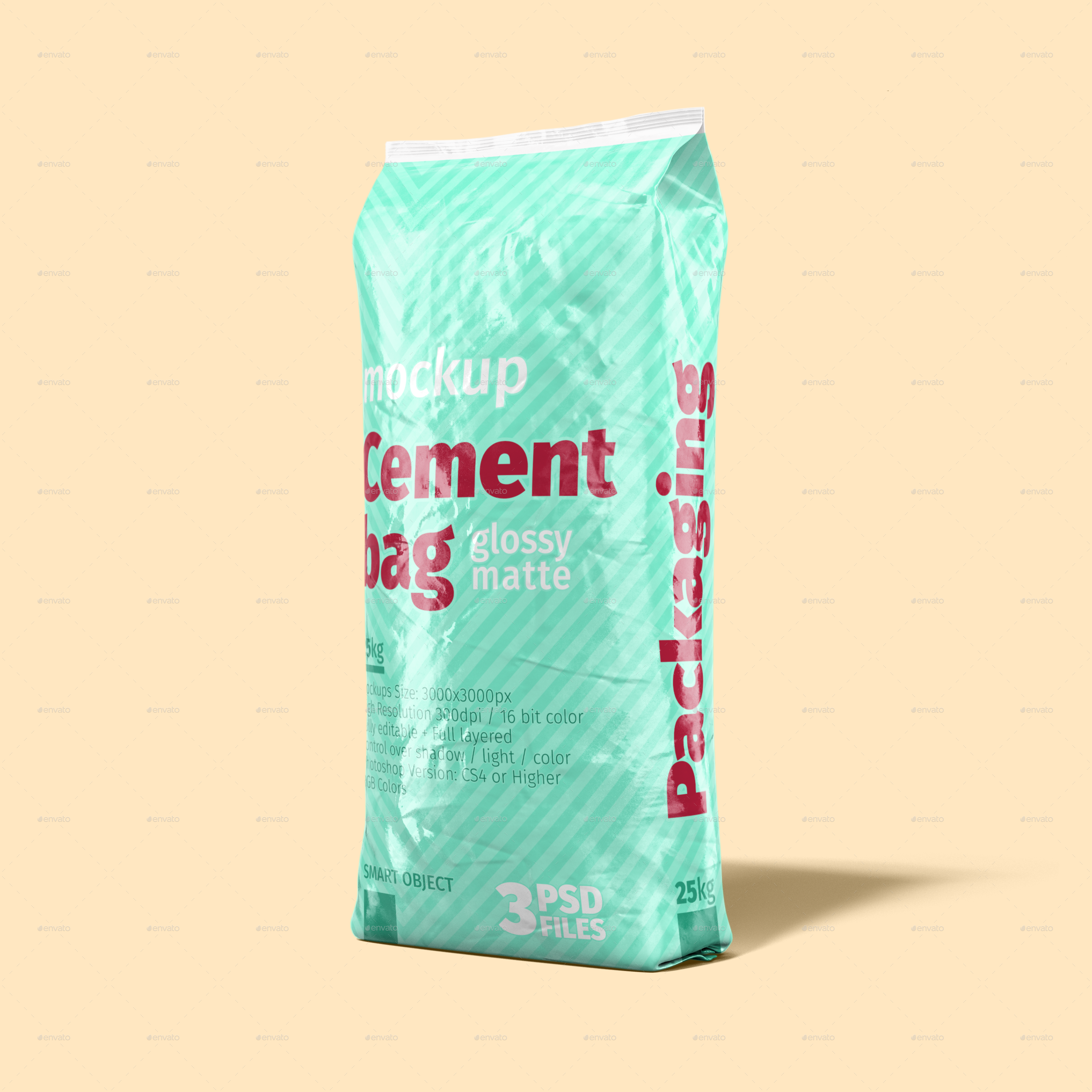 Cement Bag Mock-Up by Radetzki | GraphicRiver