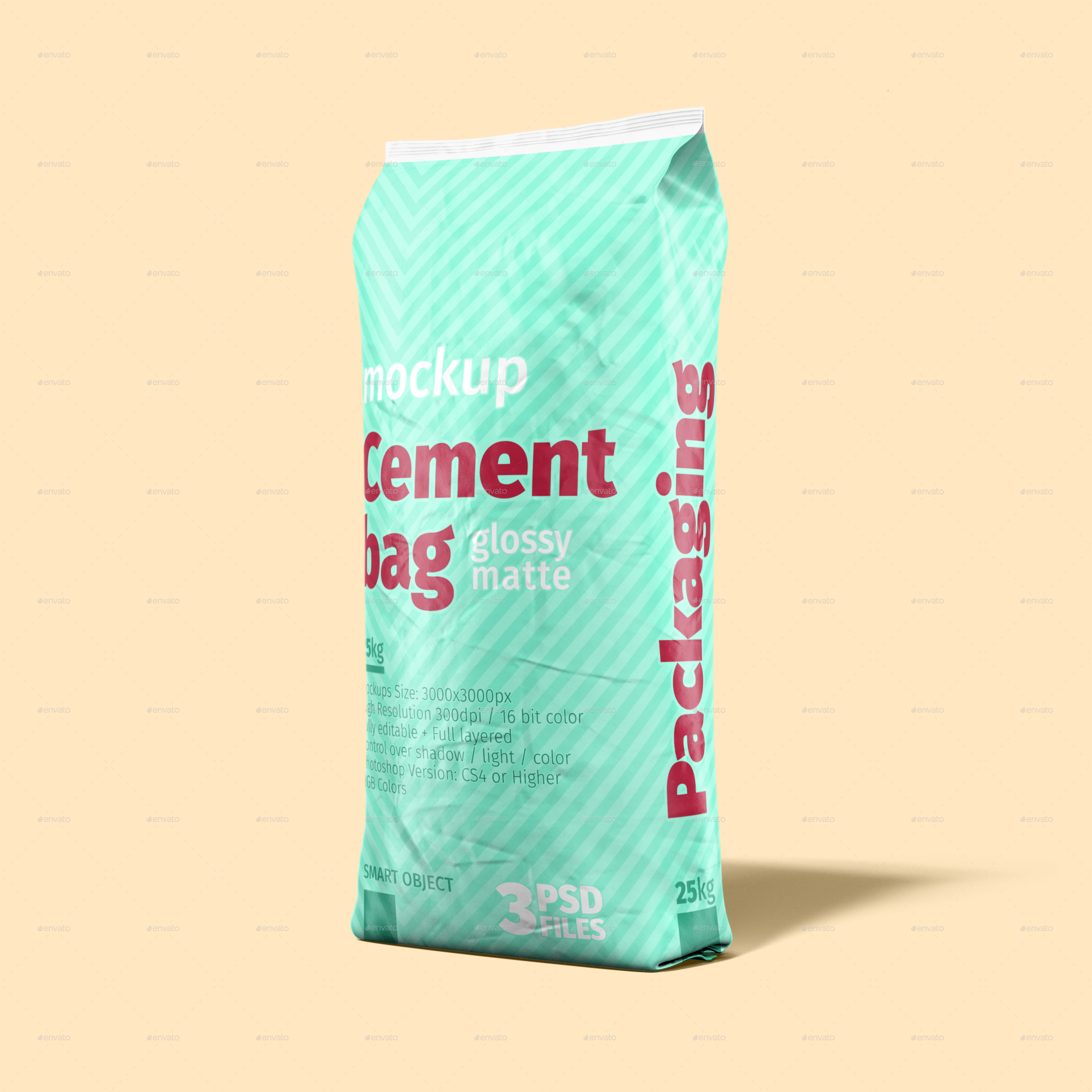 Cement Bag Mock-Up by Radetzki | GraphicRiver