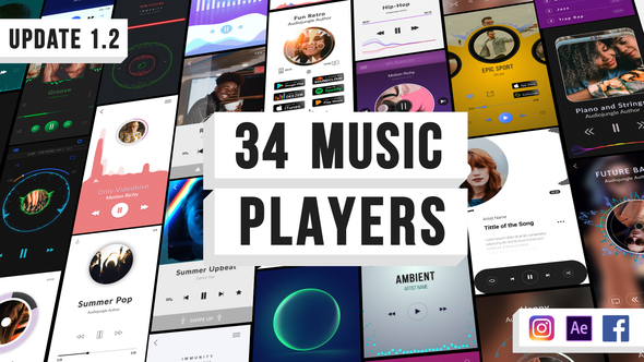 Music Visualization Players - VideoHive 24380096