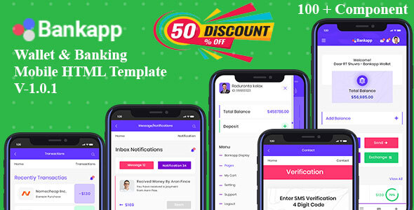 Bankapp - WalletBanking - ThemeForest 26373765