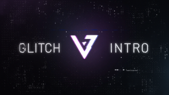 Glitch Logo Reveal - VideoHive 26400199