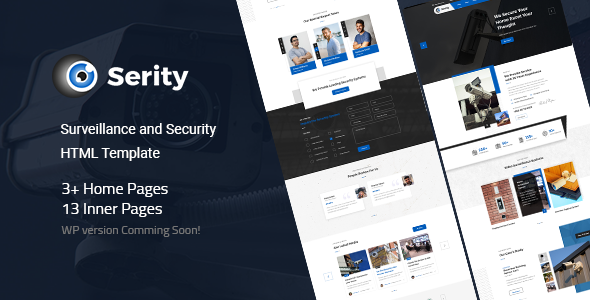 Excellent Serity - CCTV and Security Cameras HTML Template