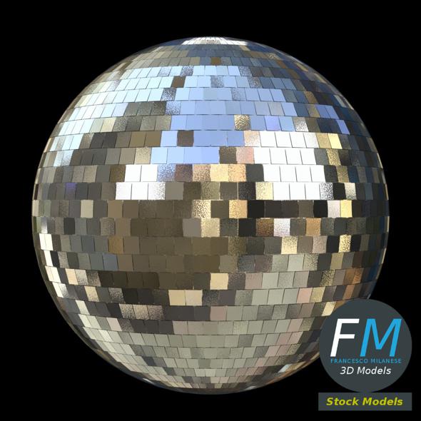 Disco mirror ball - 3Docean 26401888