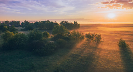 Nature aerial footage