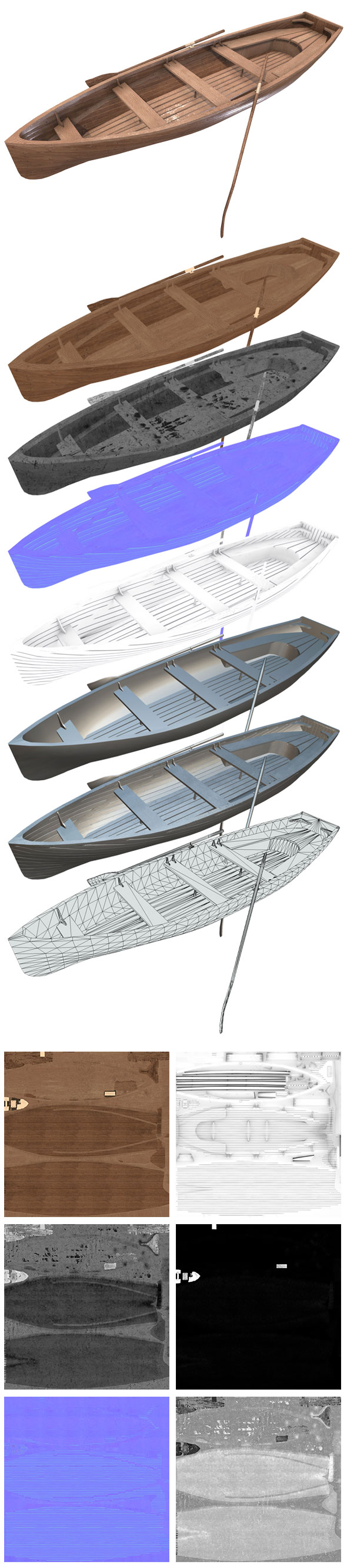 Wooden Boat - 3Docean 26405657