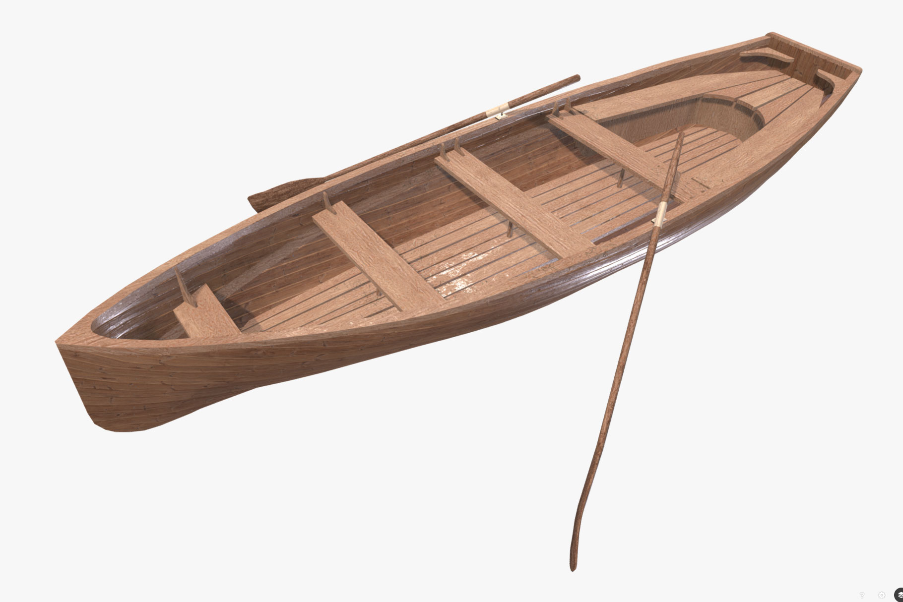 Wooden Boat By Beatheart 3docean