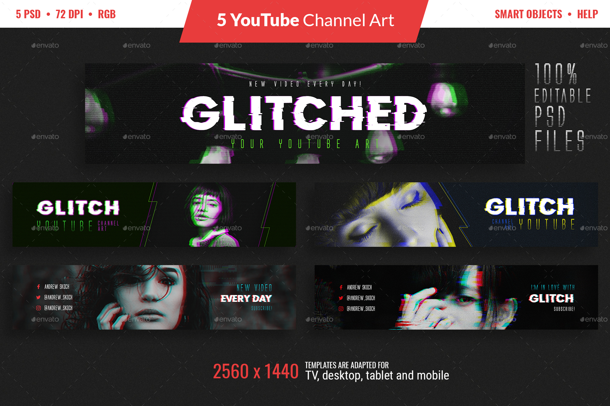 youtube cover art text generator