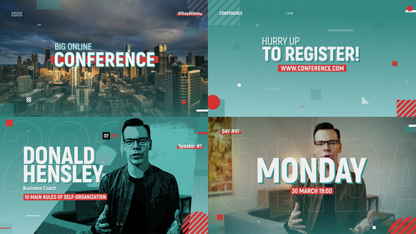 Online Conference Promo - VideoHive 26407445