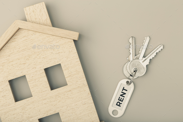 Rent a house concept - Stock Photo - Images