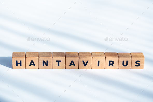 ANTAVIRUS word on wooden dices - Stock Photo - Images