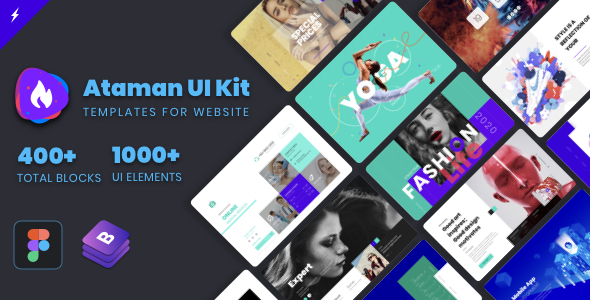 Ataman UI Kit - Templates For Website [Figma]