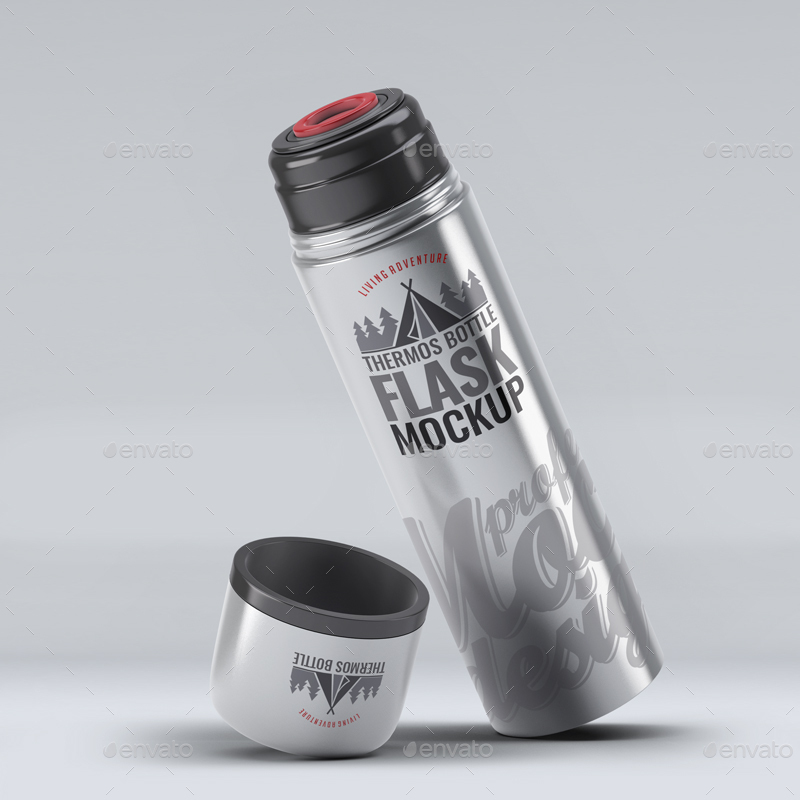 Download Steel Thermos Bottle Mock-Up by L5Design | GraphicRiver