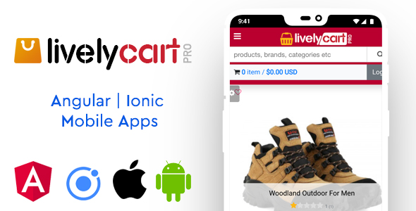 LivelyCart PRO - Angular | Ionic Mobile Apps