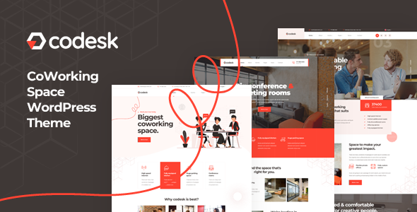 Codesk – Creative Office Space WordPress Theme