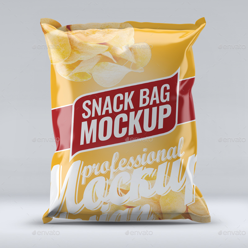 Snack Bag Mock-Up by L5Design | GraphicRiver