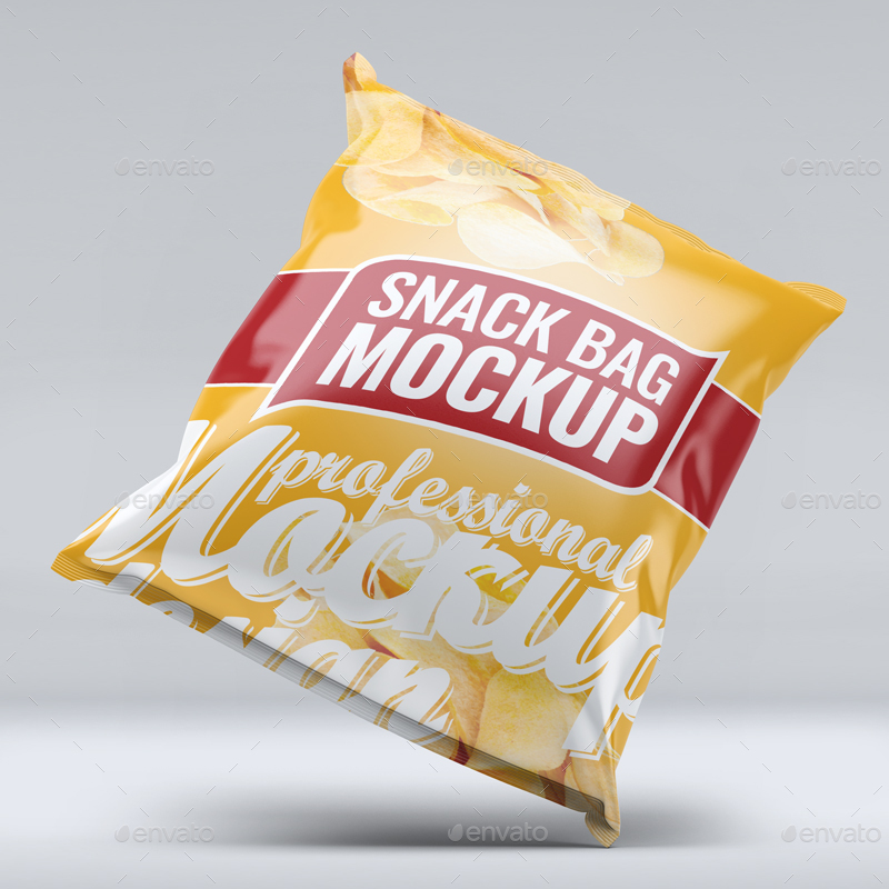 Snack Bag Mock-Up, Graphics | GraphicRiver