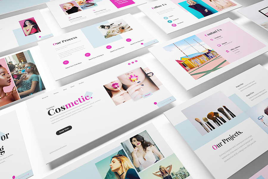 Cosmetic Powerpoint Template, Presentation Templates | GraphicRiver