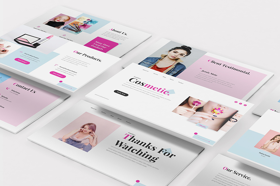 Cosmetic Powerpoint Template, Presentation Templates | GraphicRiver