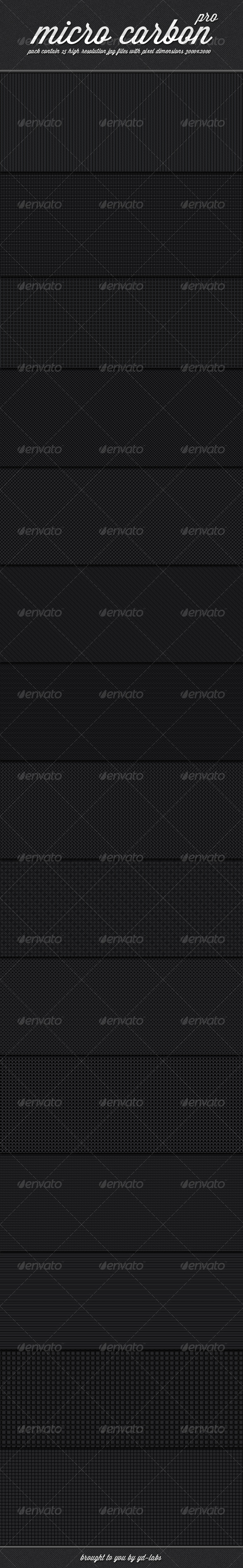 Micro Carbon Patterns Pro - Patterns Backgrounds