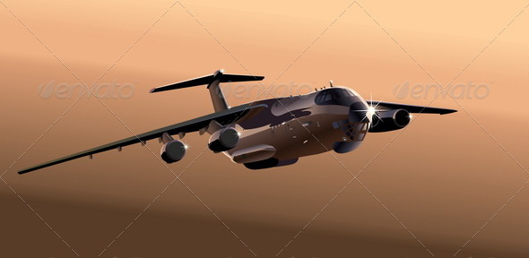 Cargo Airplane - Man-made Objects Objects