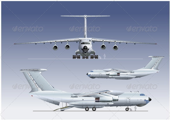 Cargo Airplane - Man-made Objects Objects