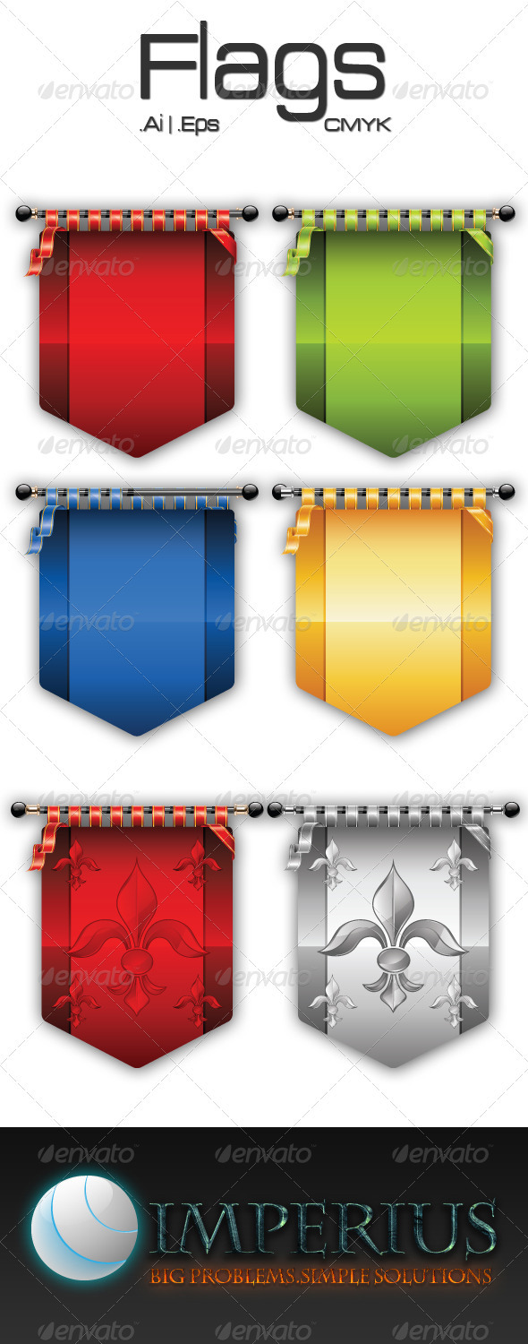 Flags - Decorative Vectors