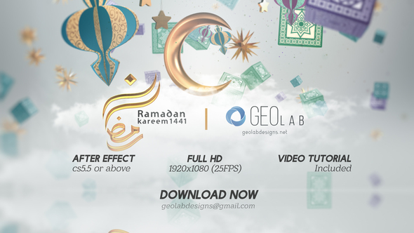 Ramadan Kareem Titles  l  Ramadan Kareem Wishes  l  Islamic Quran Month  l  Ramadan Celebrations Video Displays template preview