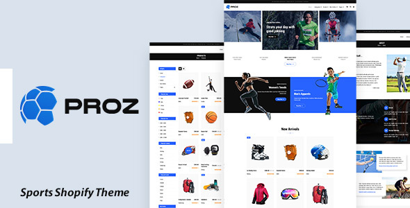 Proz - Sports Store Shopify Theme