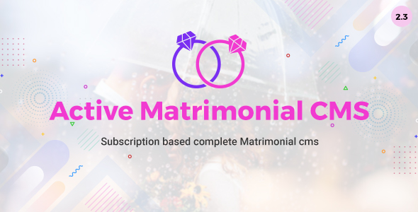 Active Matrimonial CMS