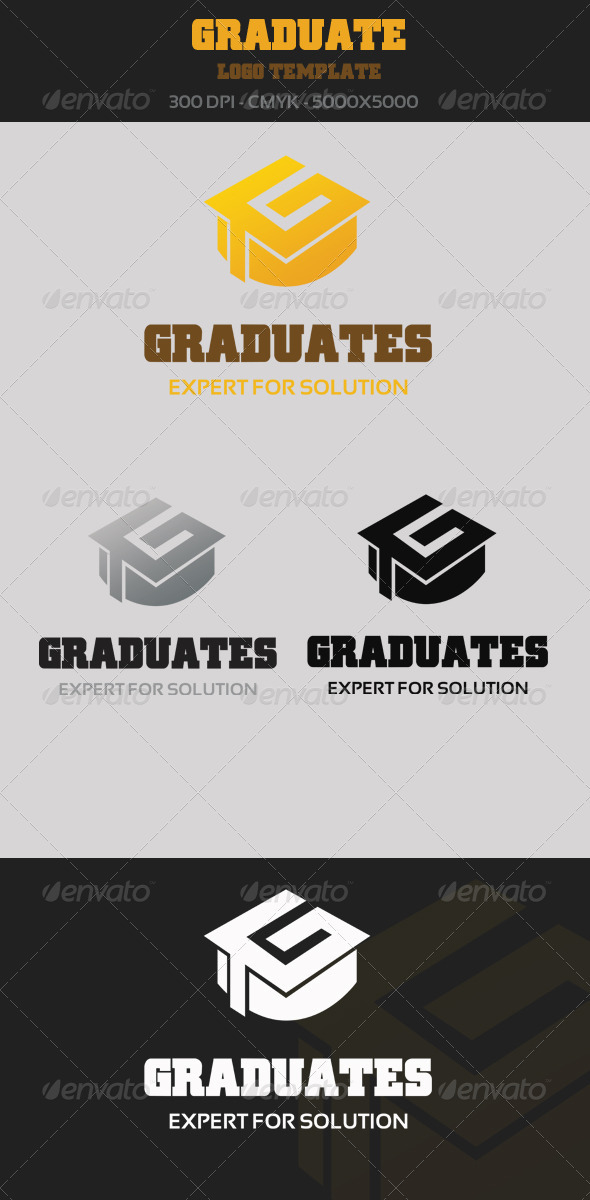 Graduate Logo Template - Objects Logo Templates