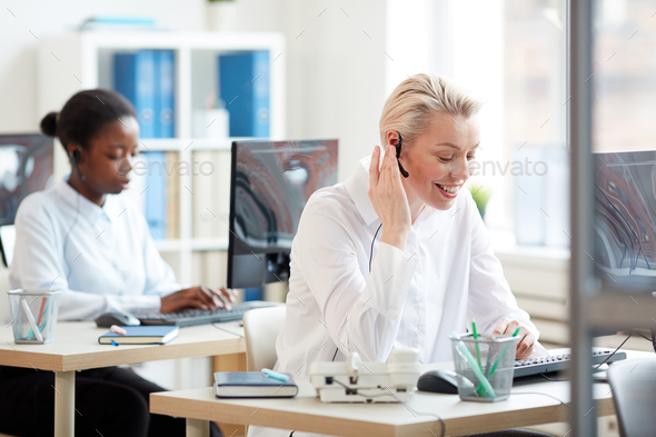 Female Operators in Call Center