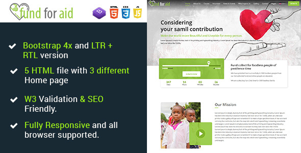 Fund For Aid - ThemeForest 26429952