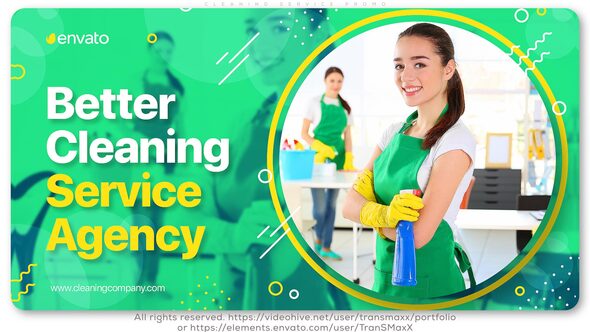 Cleaning Service Promo - VideoHive 26448851