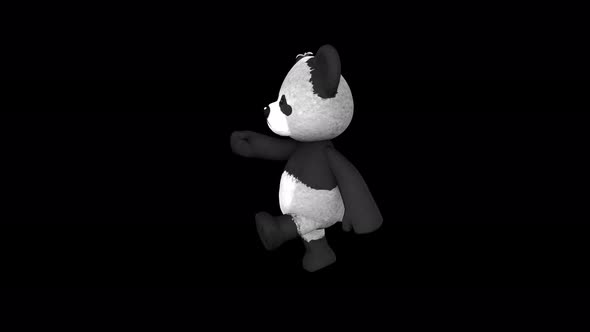 4K Panda Run Side View alt