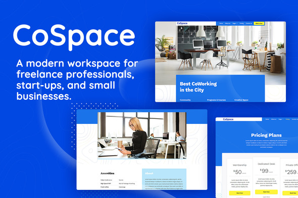 CoSpace Coworking - ThemeForest 26397197