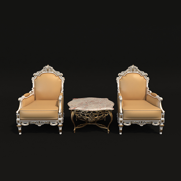 Classic Armchair and - 3Docean 26455124