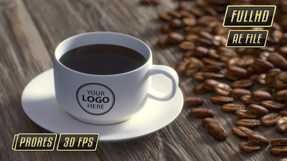 Coffee Cup Logo - VideoHive 26464622