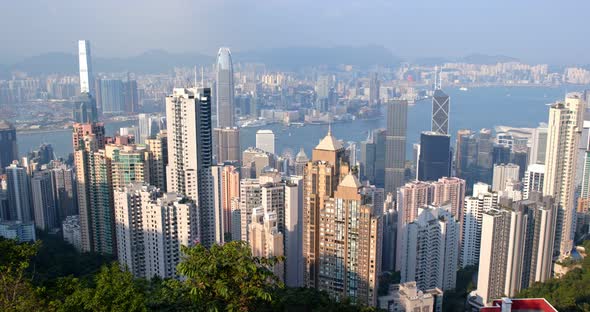 Hong Kong city landmark alt