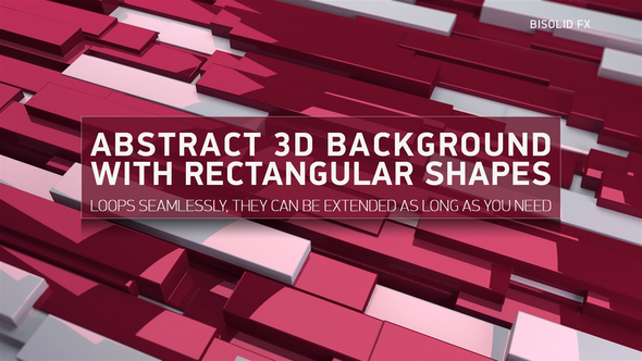 Abstract 3d Background With Rectangular Shapes alt