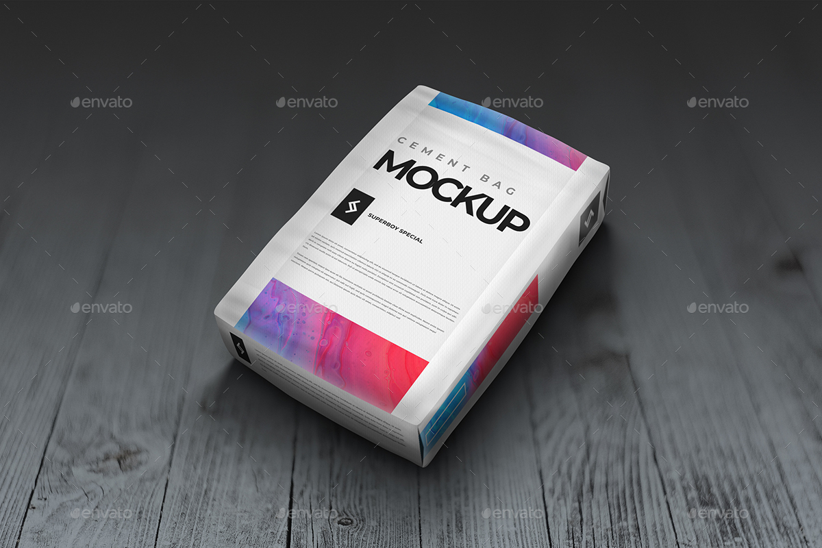 Download Cement Bag Mockup by SUPERBOY1 | GraphicRiver
