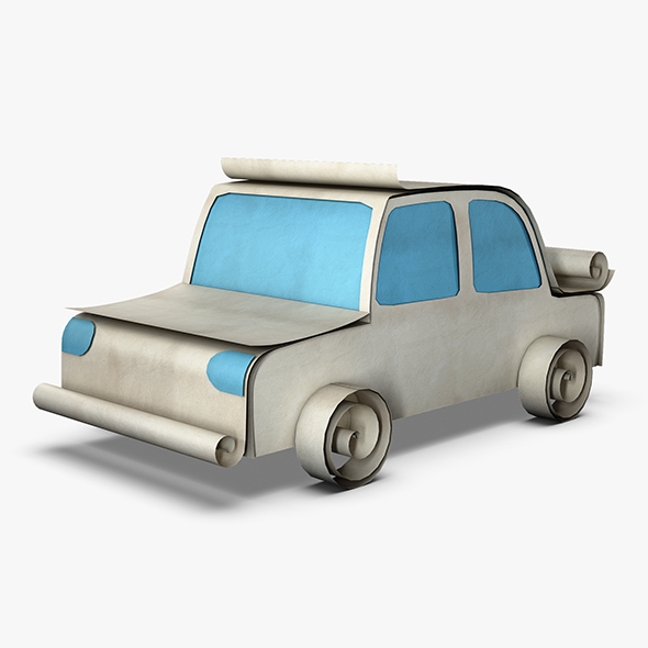 Car Sedan Paper - 3Docean 26466588