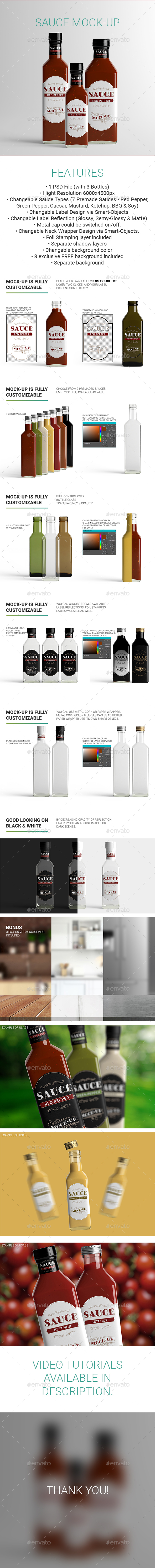 Download Sauce Bottle Mock Up By Liubov Yakimchuk Graphicriver