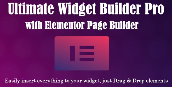 Ultimate Widget Builder Pro with Elementor Page Builder