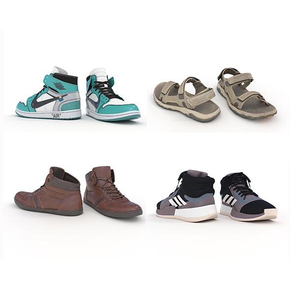 Shoes Collection Set - 3Docean 26471175