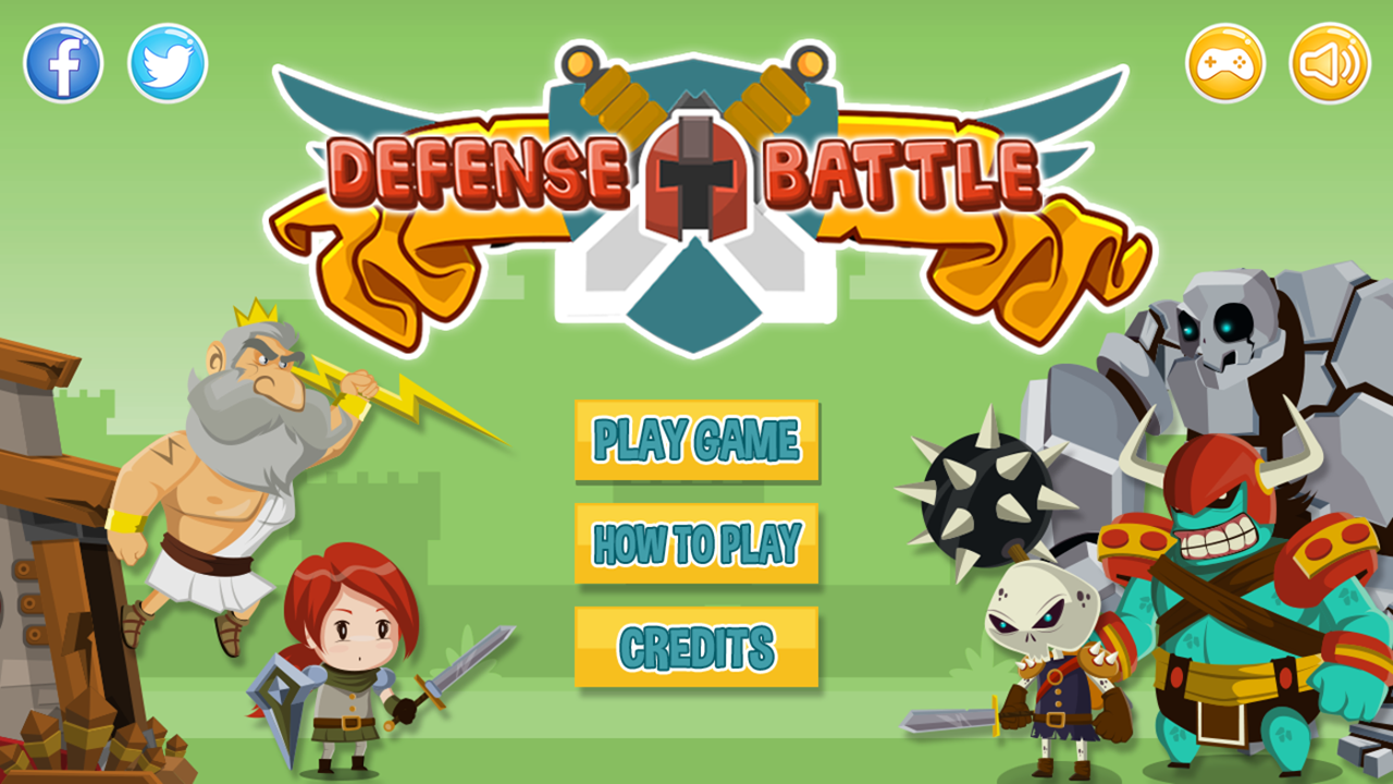 Defense Battle HTML5 Game - Construct 2 & 3 Source-code By Jmneto ...